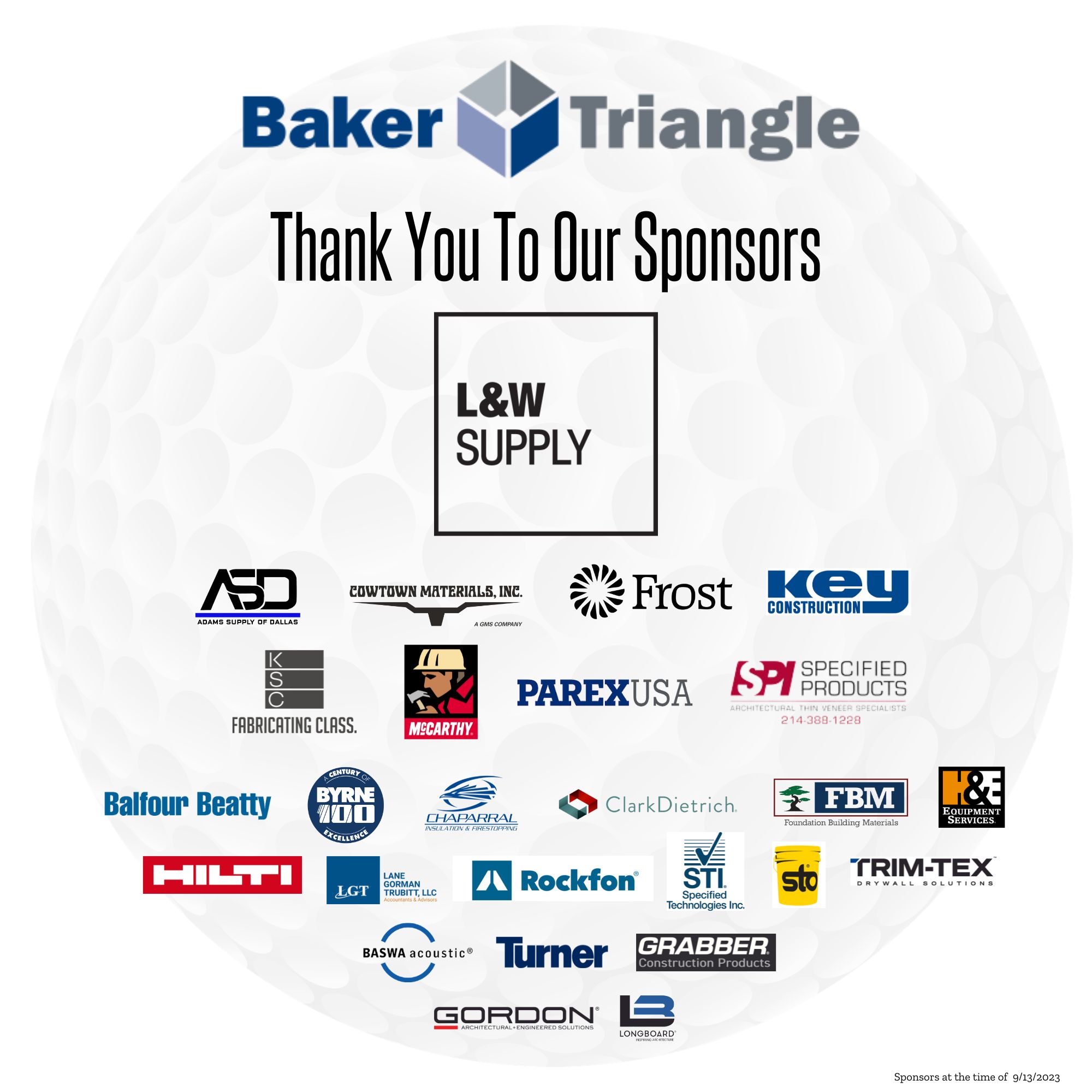 2023 Baker Golf Tournament